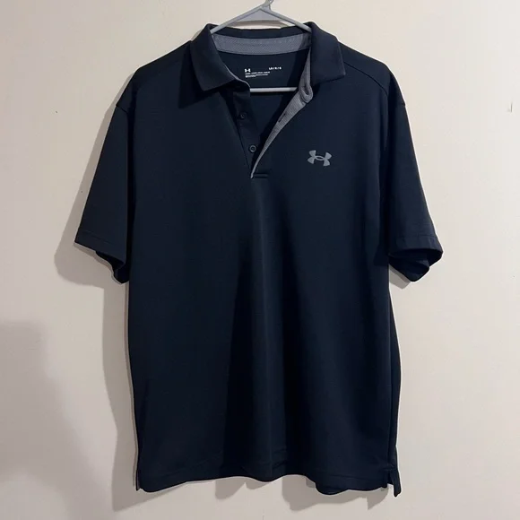 LG Men's Dark Polo Shirt - Picture 1 of 4